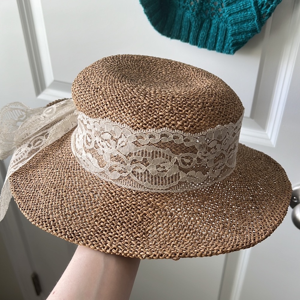 Sunhat with bow - Picture 4 of 4